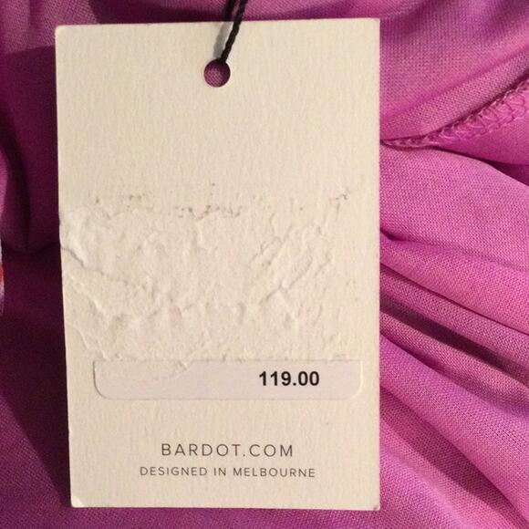 NWT Bardot Tie Dye Retro Halters Mesh Mini Dress 12 flaw note - Picture 4 of 11